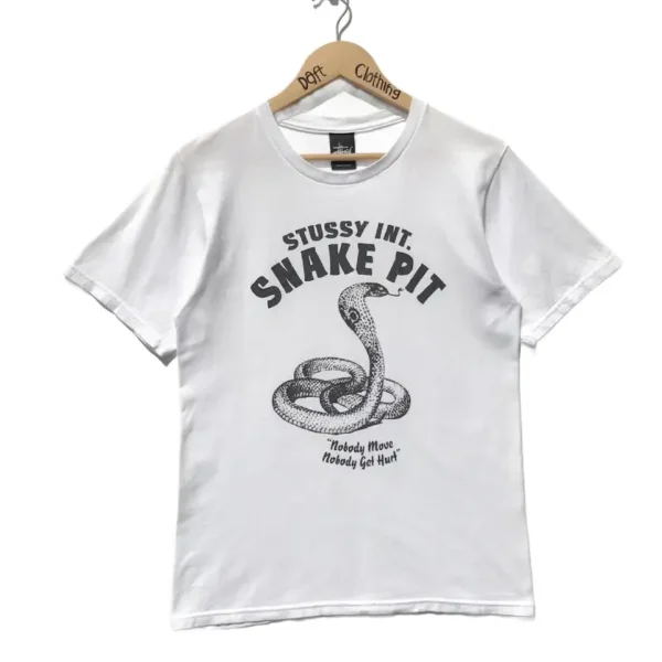Stussy Snake Pit White Shirt