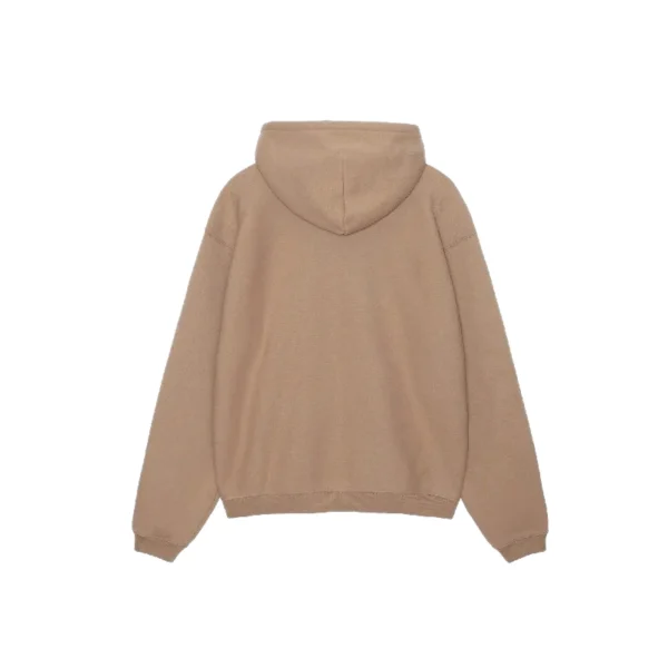 Stussy Sport Brown Zip Up Hoodie-back