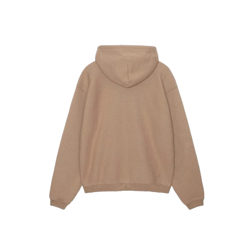 Stussy Sport Brown Zip Up Hoodie-back