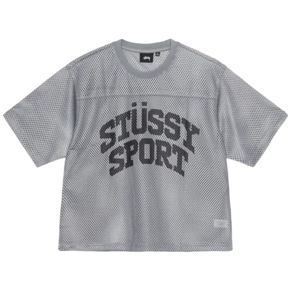 Stussy Sport Mesh Grey Shirt
