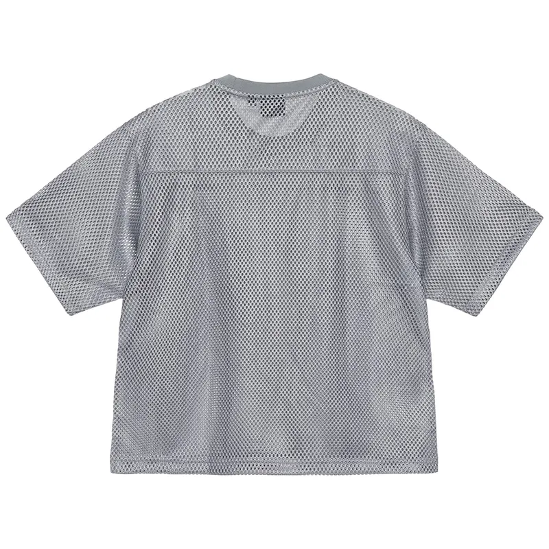 Stussy Sport Mesh Grey Shirt Back