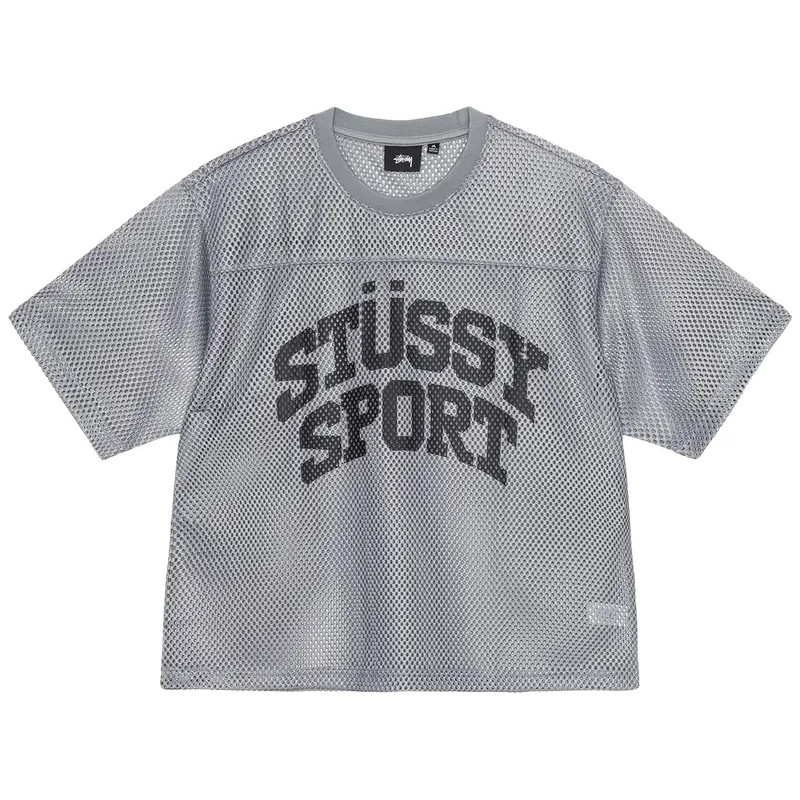 Stussy Sport Mesh Grey Shirt