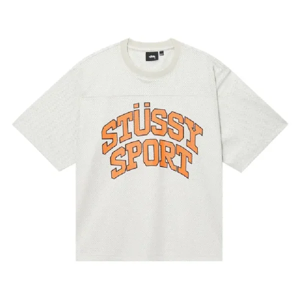 Stussy Sport Mesh White Shirt