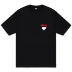 Stussy Stock Heart Black Shirt