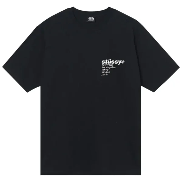 Stussy Strawberry Black Shirt