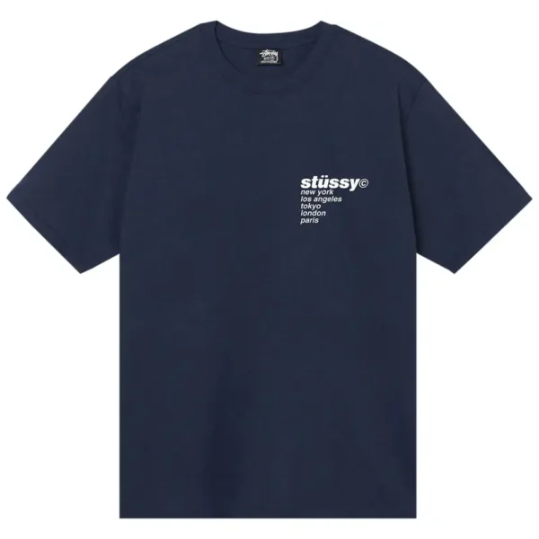 Stussy Strawberry Blue Shirt