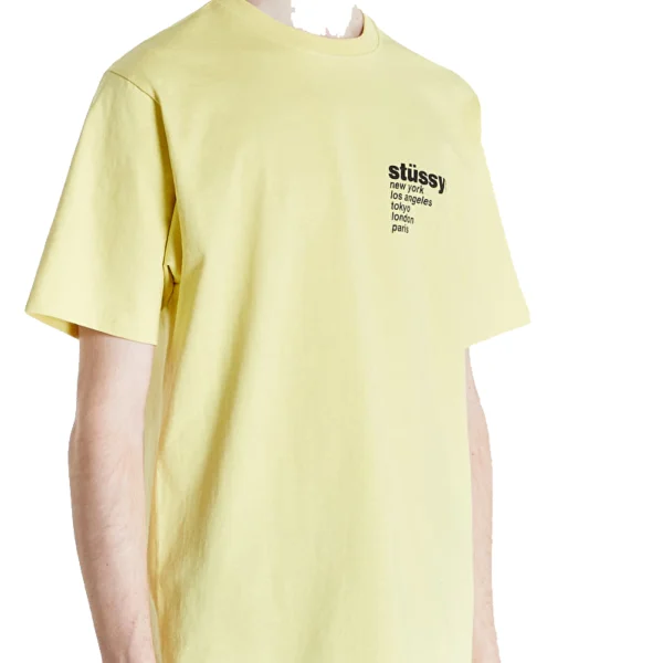 Stussy Strawberry Yellow Tee