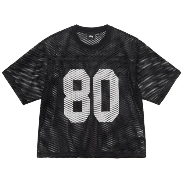 Stussy Team 80 Mesh Black Shirt