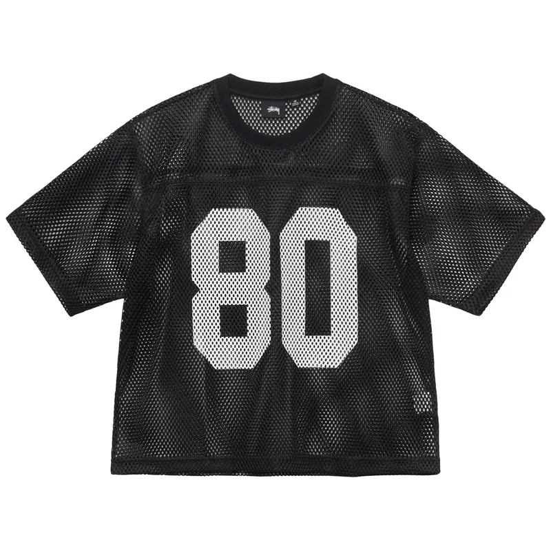Stussy Team 80 Mesh Black Shirt