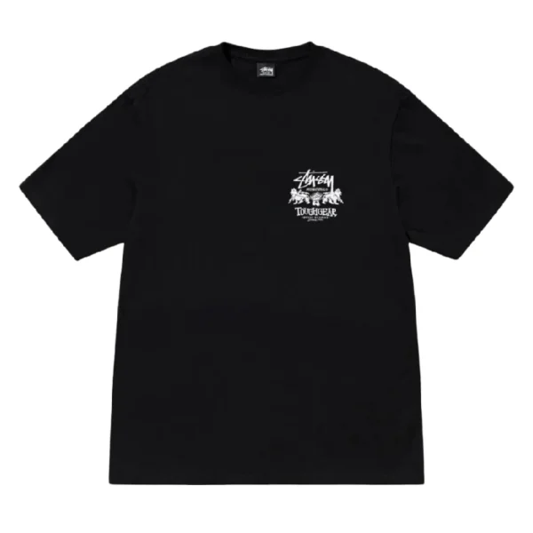 Stussy Tough Gear International Black T-Shirt