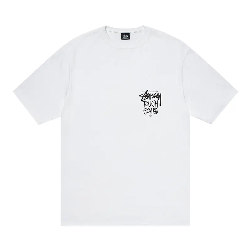 Stussy Tough Gear White T-Shirt
