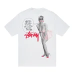 Stussy Tough Skate White Shirt Back
