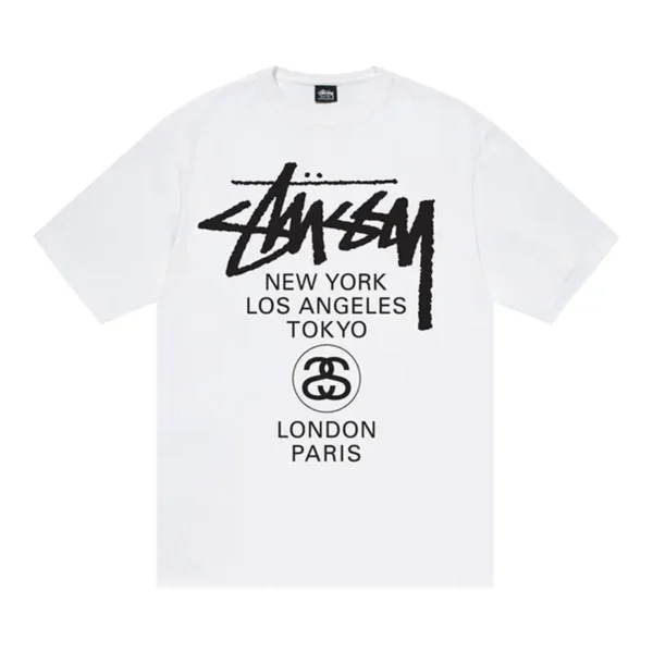 Stussy World Tour White T-Shirt