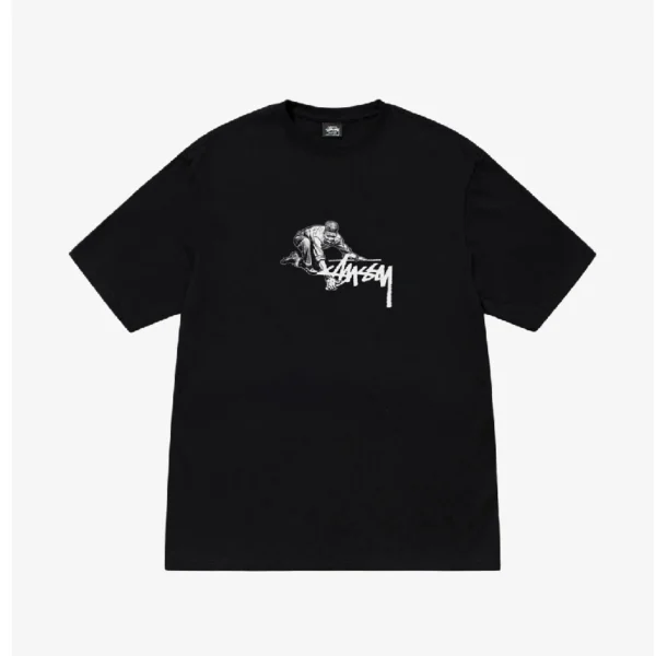 Stussy Worker T-Shirt Black