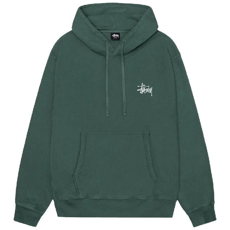 Stuusy Basic Green Pullover Hoodie