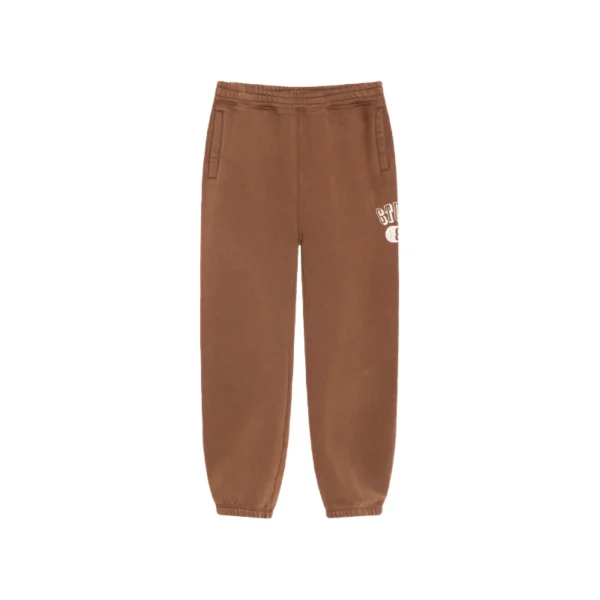 New Stussy 80 Fleece Brown Sweatpants