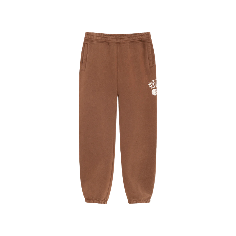 New Stussy 80 Fleece Brown Sweatpants