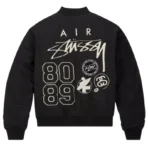 Nike x Stussy Reversible Black Jacket-back