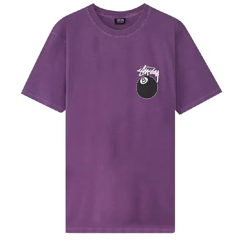 Stussy 8 Balll Purple Tee