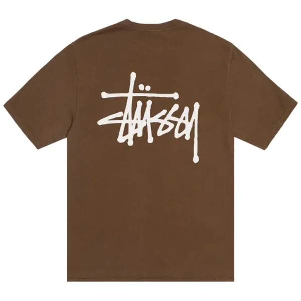 Stussy Basic Brown Tee Back