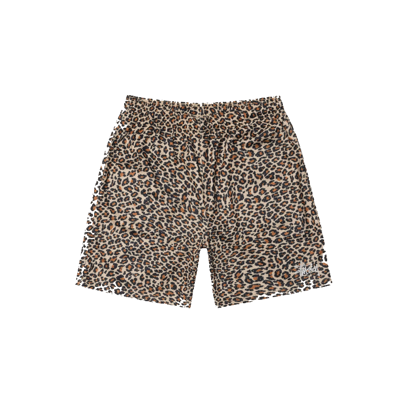 Stussy Basic Leopard Mesh Shorts