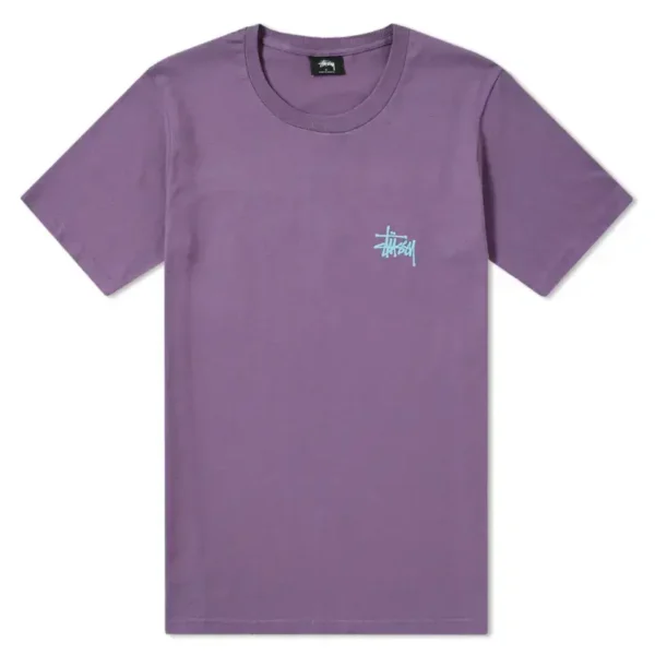 Stussy Basic Purple Tee