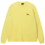 Stussy Basic Yellow Longsleeve Shirt