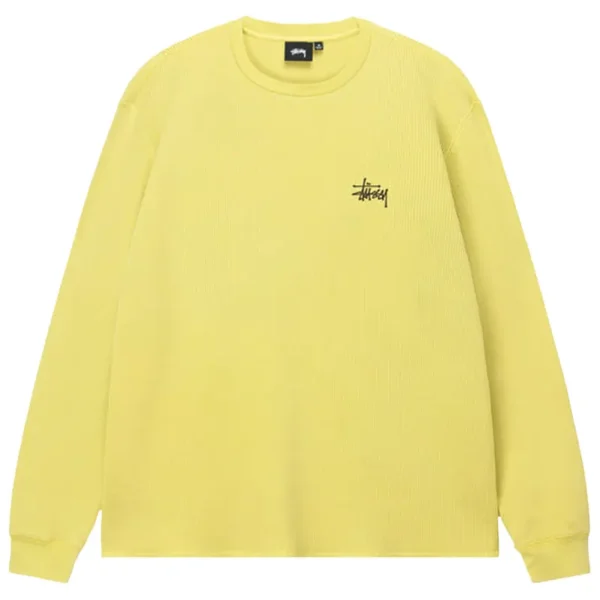 Stussy Basic Yellow Longsleeve Shirt