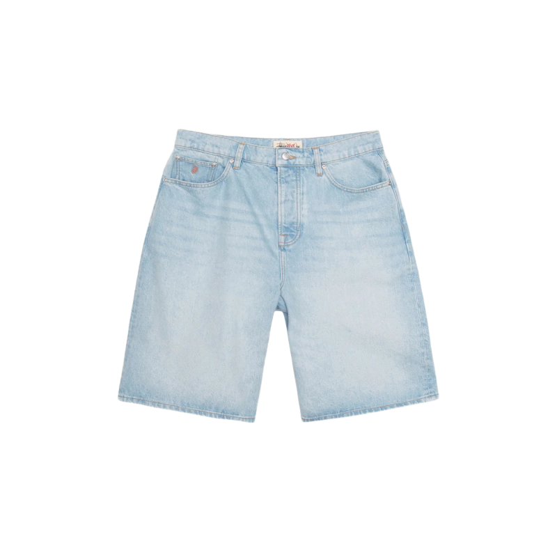 Stussy Big Ol Light Wash Denim Shorts