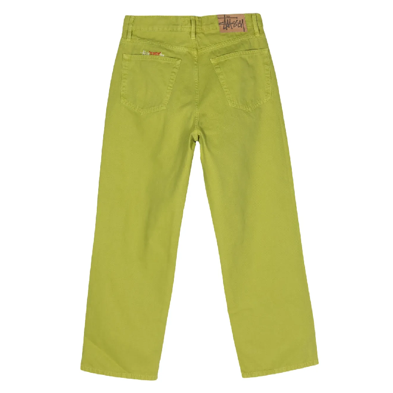 Stussy Big Ol Straight Leg Cactus Green Jeans-back