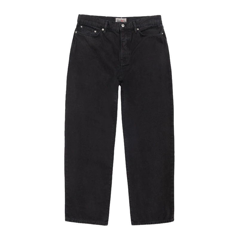Stussy Big Ol Washed Canvas Black Pants
