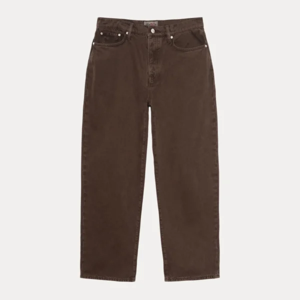 Stussy Big Ol Washed Canvas Brown Pants