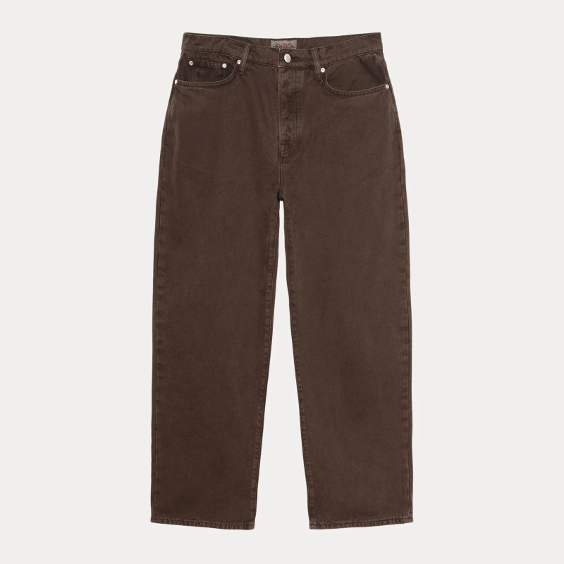 Stussy Big Ol Washed Canvas Brown Pants
