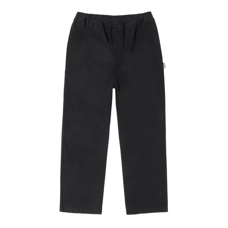 Stussy Black Beach Cotton Twill Pants