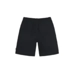 Stussy Black Brushed Cotton Beach Shorts-back