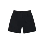 Stussy Black Stock Logo Sweatshort-back