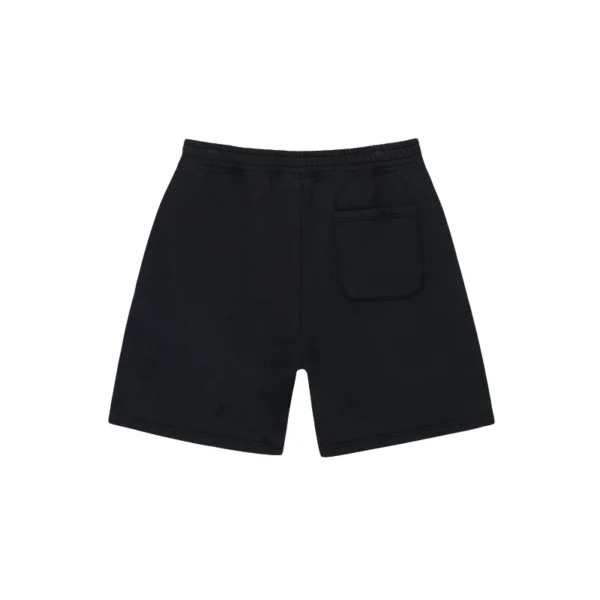 Stussy Black Stock Logo Sweatshort-back