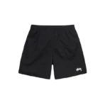 Stussy Black Stock Water Shorts