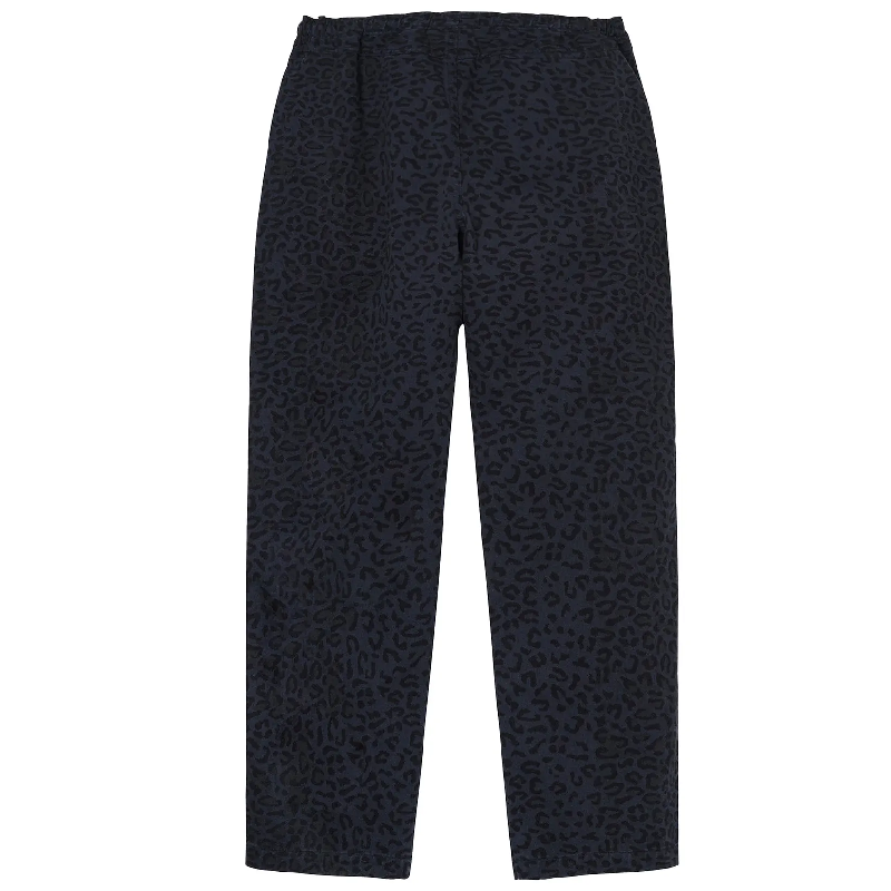 Stussy Blue Leopard Beach Pants-back