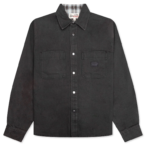 Stussy Canvas Black Longsleeve Shirt