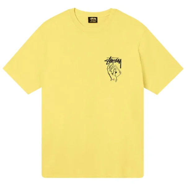 Stussy Card Shuffle Yellow T-Shirt
