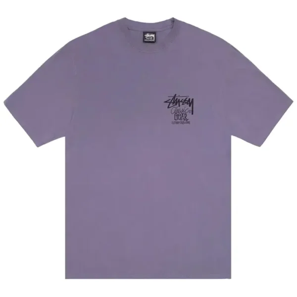Stussy Classic Gear Purple T-Shirt
