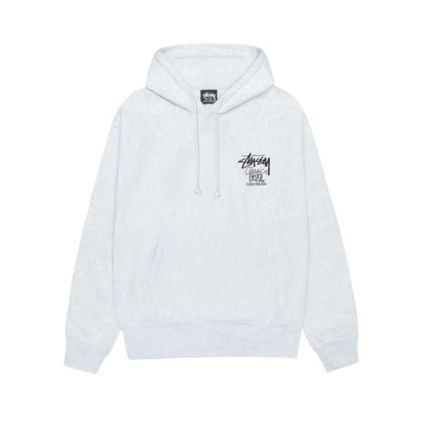 Stussy Classic Gear Up Ash Heather Hoodie