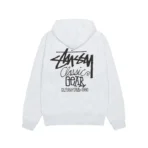 Stussy Classic Gear Up Ash Heather Hoodie-back