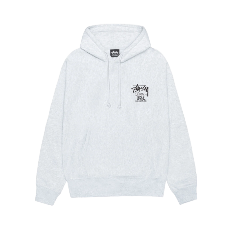 Stussy Classic Gear Up Ash Heather Hoodie