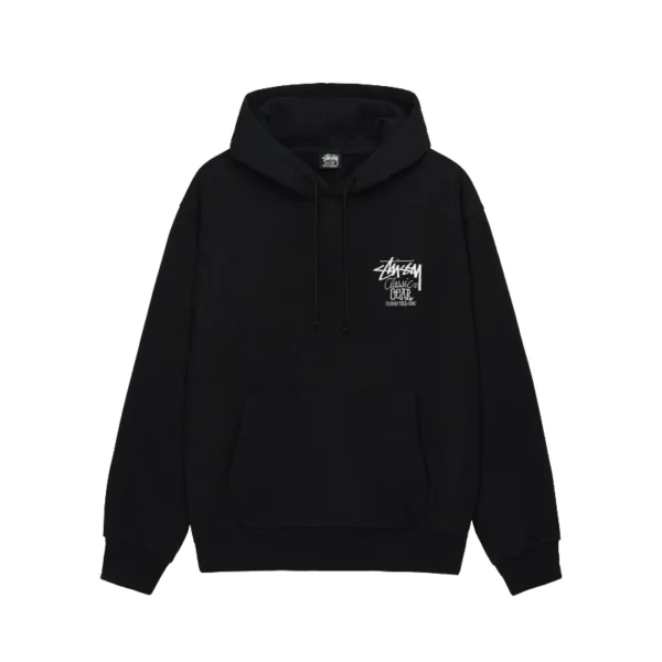 Stussy Classic Gear Up Black Hoodie