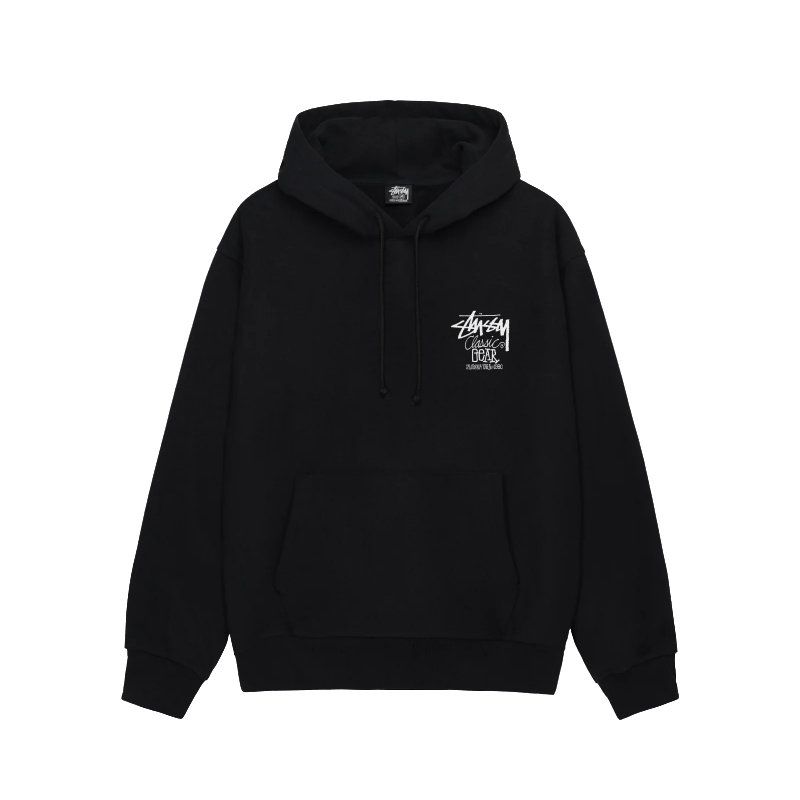 Stussy Classic Gear Up Black Hoodie