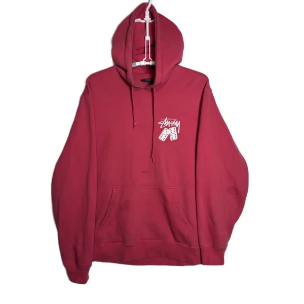 Stussy Dice Red Pullover Hoodie