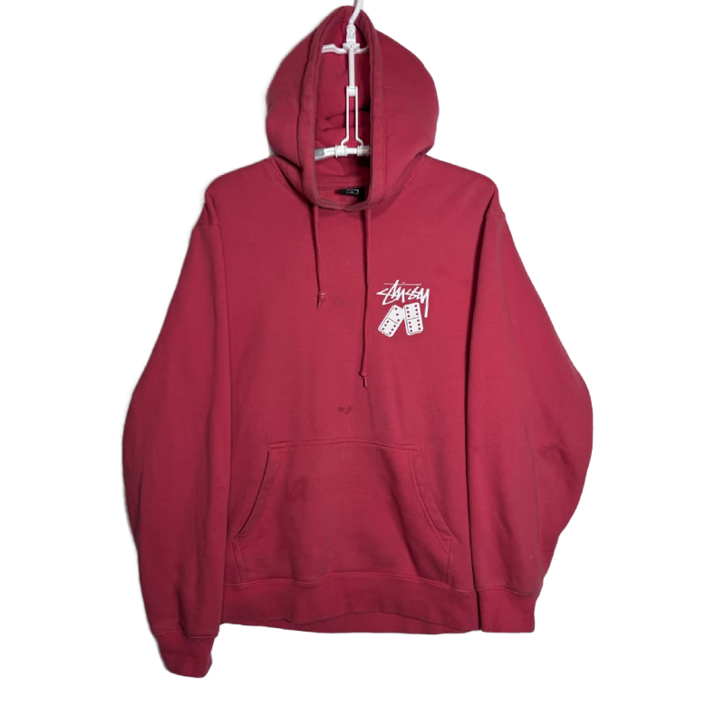 Stussy Dice Red Pullover Hoodie