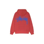 Stussy Dizzy Stock Red Hoodie-back